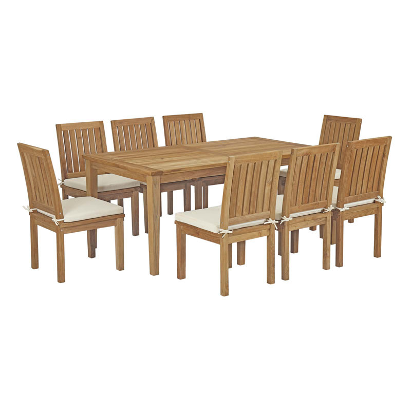 Ensemble repas d'extérieur 9 pièces Marina
