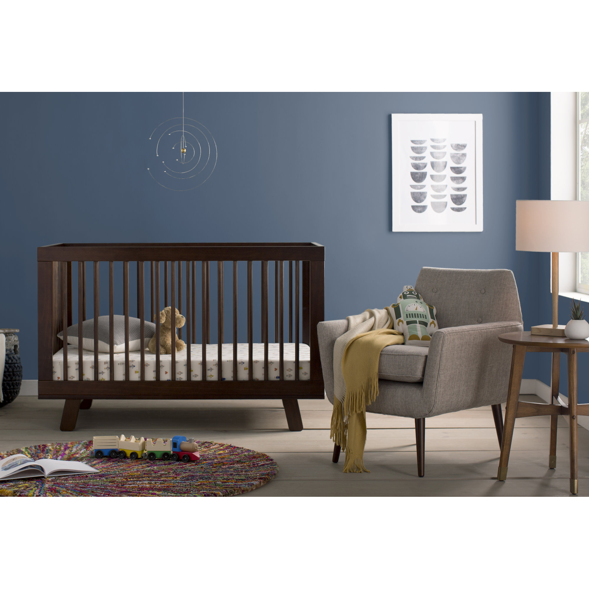 Hudson 3-in-1 Convertible Crib, Espresso