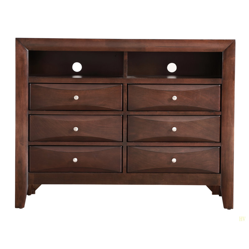 Commode média Marilla, Marron foncé