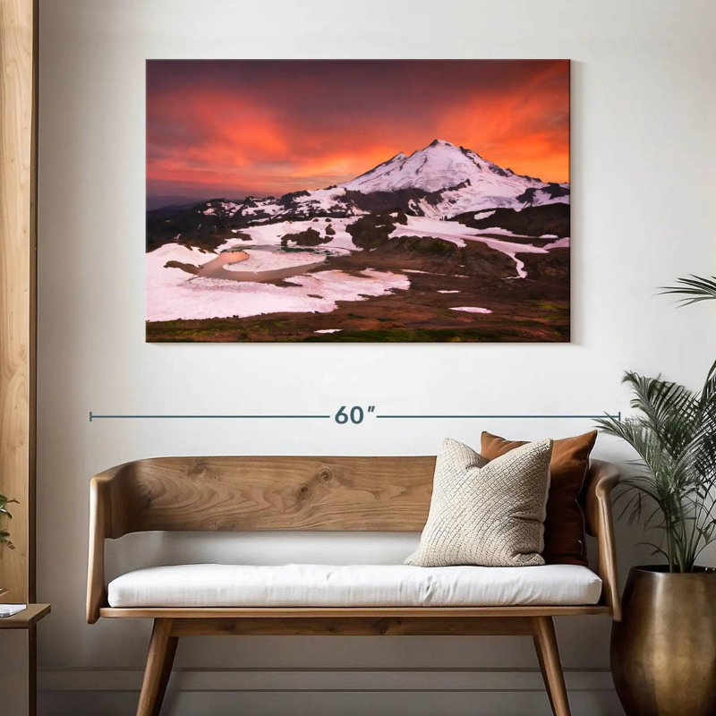 Alvord Snowcapped Mount Baker, 32" H x 48" W