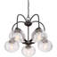 Lustre linéaire moderne unique à 5 lumières Chamblee-452080021