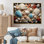 Seashell Collage, reproduction d'art sur toile