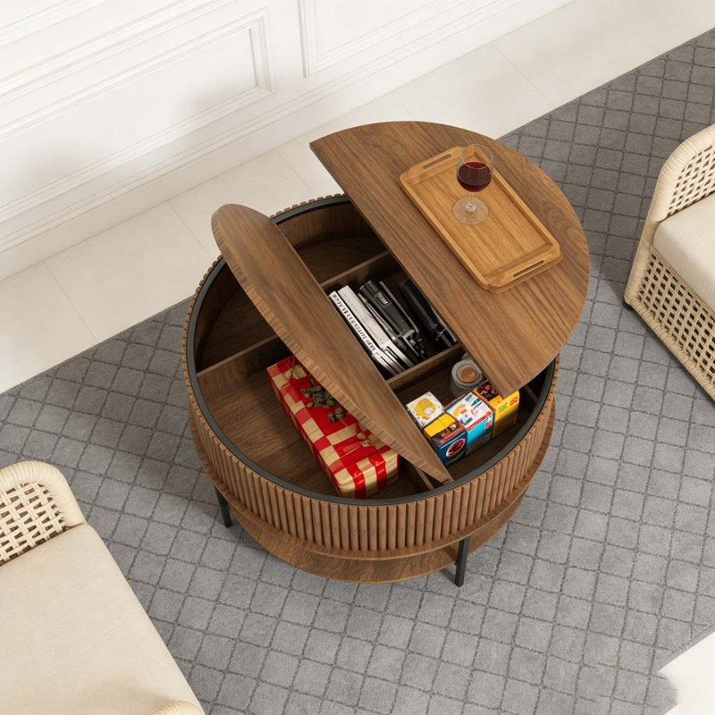 Table basse 31,5 pouces Farmhouse Brown