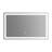 Kolston Metal Rectangle Wall Mirror-553227526