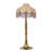 Buchanan Pink Jute Fringed Scalloped Table Lamp