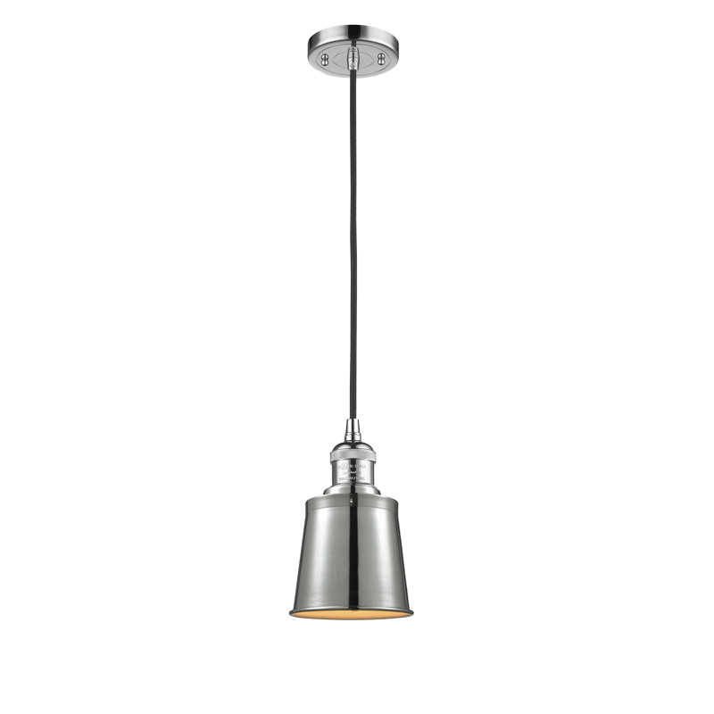 Lavender Hill 1 - Light Single Pendant, Polished Chrome, Polished Chrome, No Bulb Included