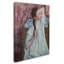 «Girl Arranging Her Hair» par Mary Cassatt - reproduction d'art sur toile tendue-1780228998