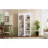Free Standing 5 Tier Bookshelves, Bookcases Set Of 2, Farmhouse Two-Tone Storage Cabinet With Adjustable Shelves, Modern 72"H Kitchen Pantry Cabinet For Living Room, Home Office-402531066
