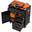 Armoire de rangement mobile pour outils - Organisateur de garage avec compartiment verrouillable et 4 tiroirs