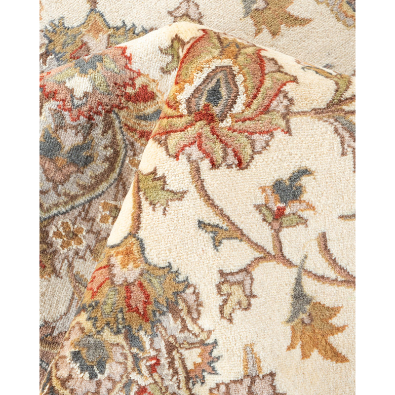 Classic One-of-a-Kind 9'2" X 12'5" Hand Knotted Area Rug