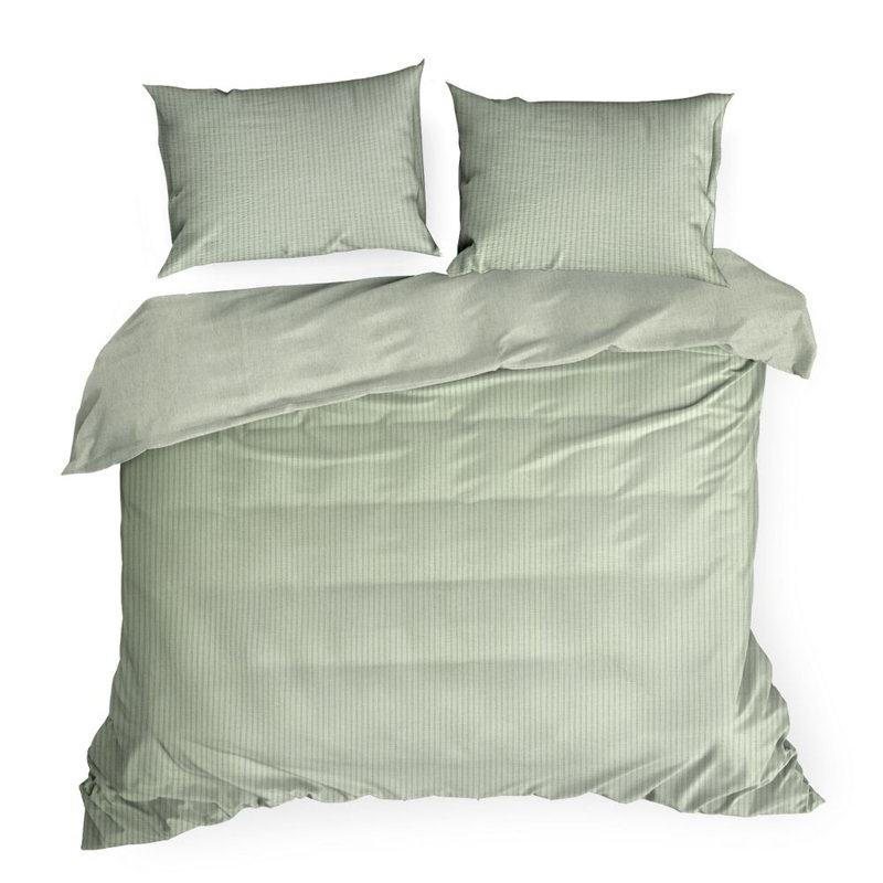 Striped Duvet Cover with Pillowcases
