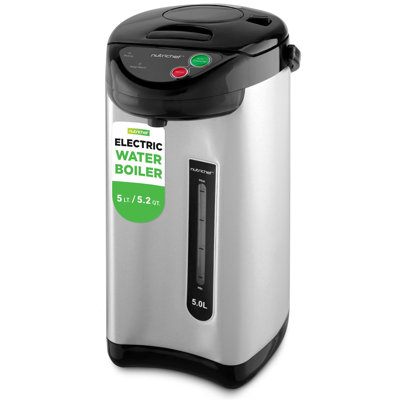 Nutrichef 5 Liter Electric Water Boiler & Warmer - Digital Hot Pot Water Kettle, With 5 Temperature Settings And Safety Lock