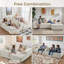 Canapé modulaire rembourré 2 pièces avec coussin Boneless, sans assemblage requis, canapé-lit à combinaison libre 108,3 po-105343703-105343701