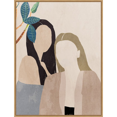 Leaves and Ladies I by Aimee Wilson Framed Canvas Wall Art Print