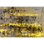 Brun et jaune, art abstrait peint grand papier peint adhésif DG79