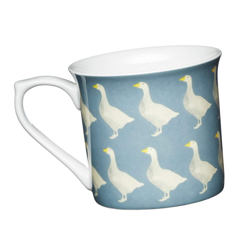 KitchenCraft Geese Bone China Mug Set, 12