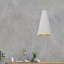 Luminaire suspendu conique à 1 lumière Ambrosio-1240222412-1240222423-1240222422