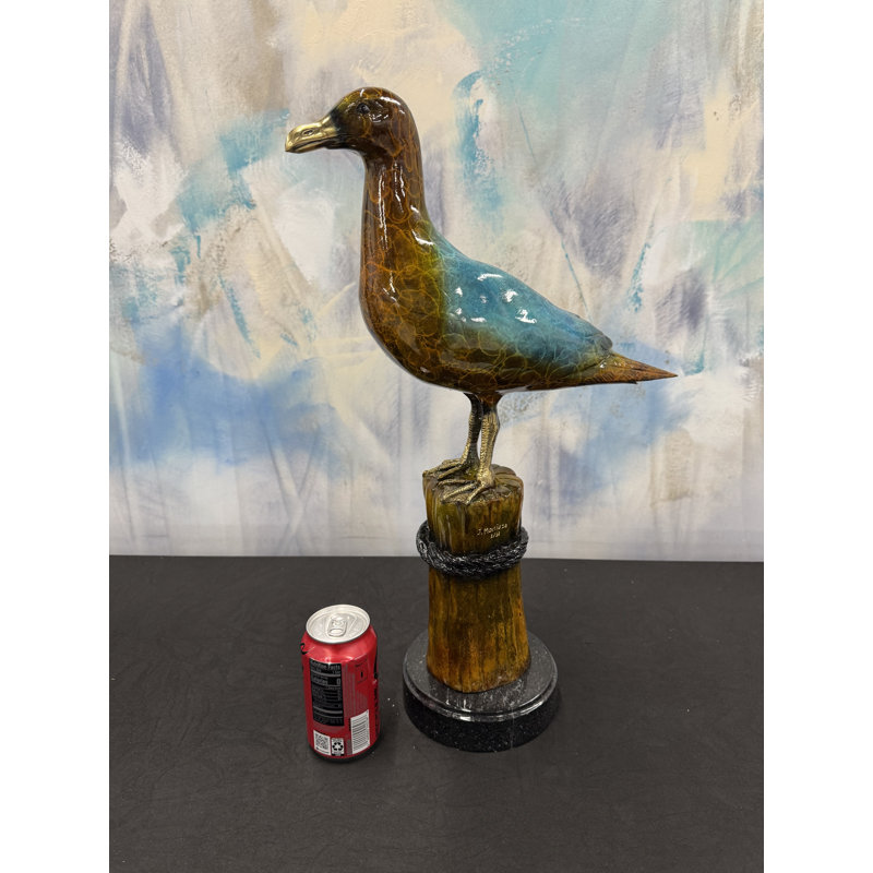 Sculpture en bronze coulé « Harbor Sentinel »