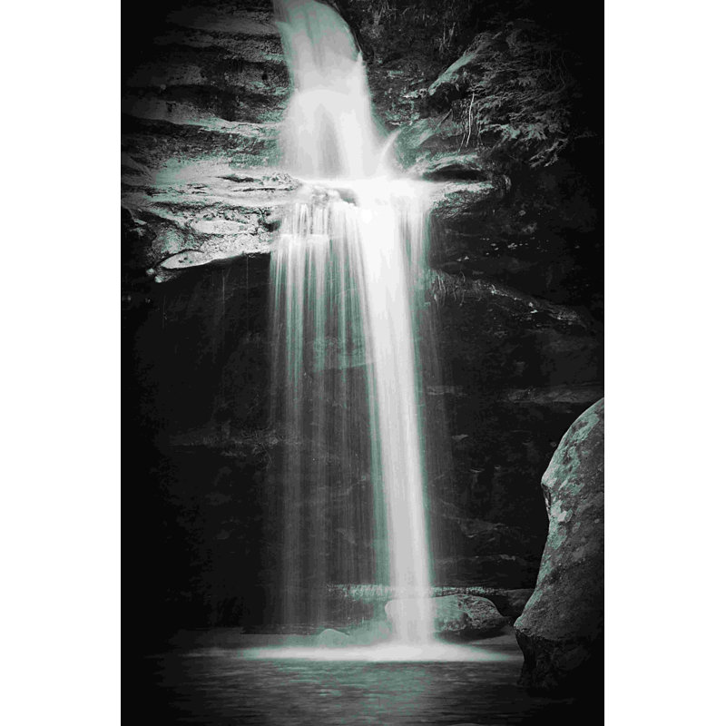 Chutes d'eau 1 - impression sur toile tendue, L 12 po x H 18 po