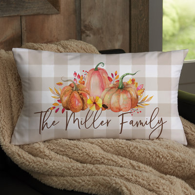 Checkered Throw Pillow