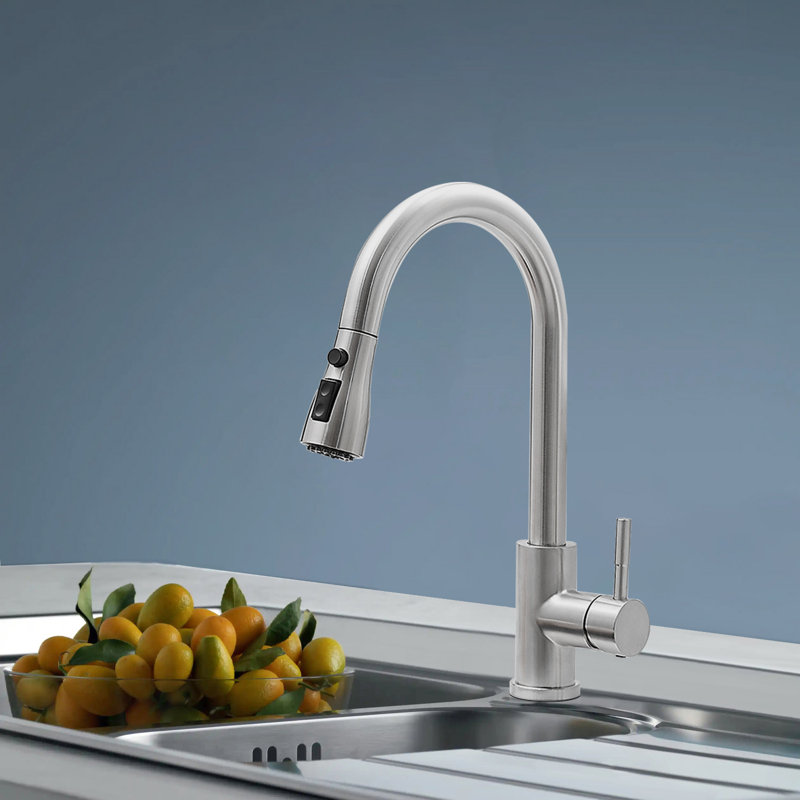 Robinet de cuisine, Nickel brossé