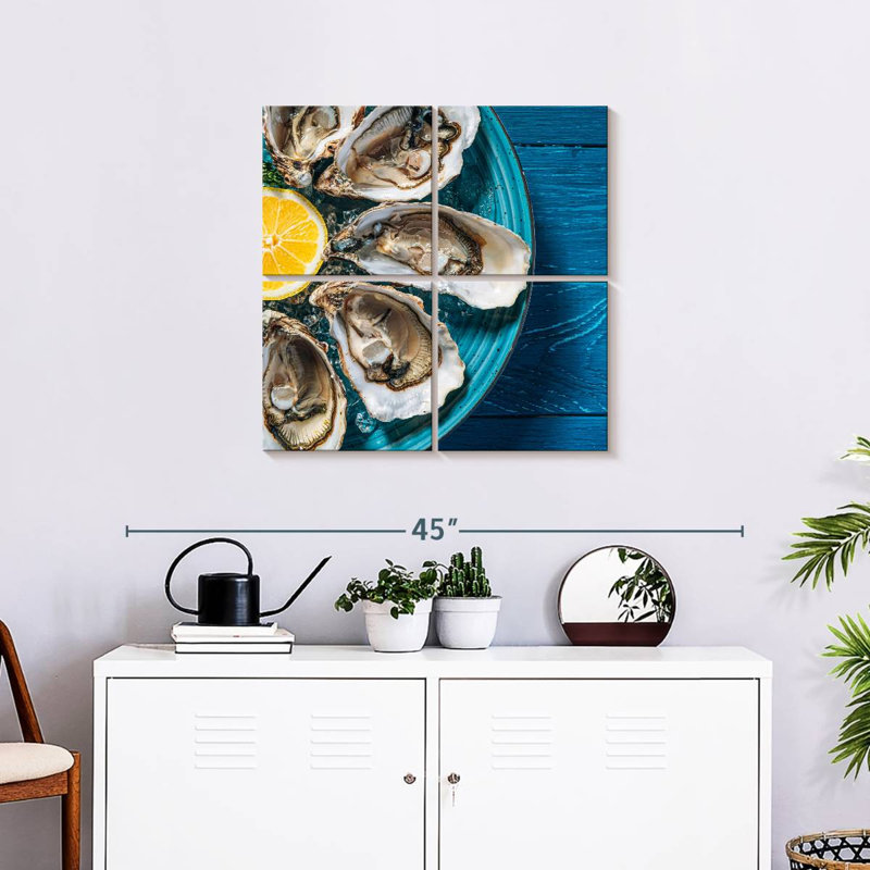 Yarlin Lemon Oyster Meal, 26" H x 26" W