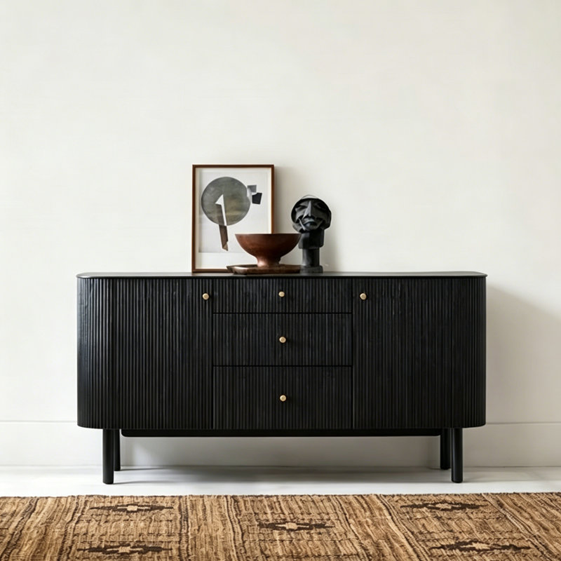 Buffet simple noir