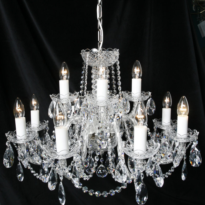 12-Light Candle Style Chandelier