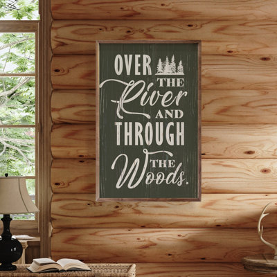 Au-dessus de la rivière et à travers les bois - vert
