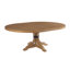 Newport Solid Wood Extendable Pedestal Dining Table