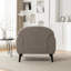 Chaise d'appoint rembourrée avec accoudoirs ronds Deivi-1632049340
