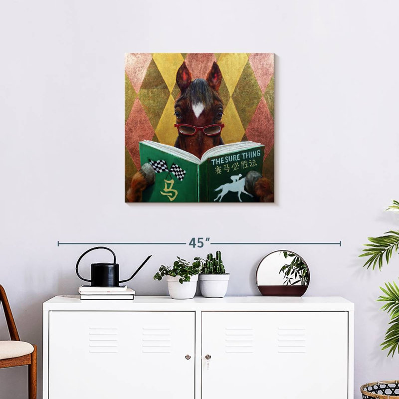 Crowle Wise Bet, 24" H x 24" W