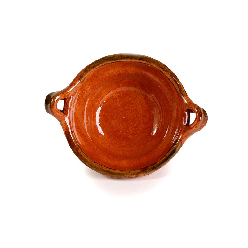 Mexican Clay Mini Cazuela 12oz with Handles