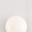 Vibi Single Light Glass Steel Dimmable Flush Mounted Sconce-828153676