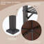 1.5m W x 2.5m D Metal Soft-top Gazebo-428444023