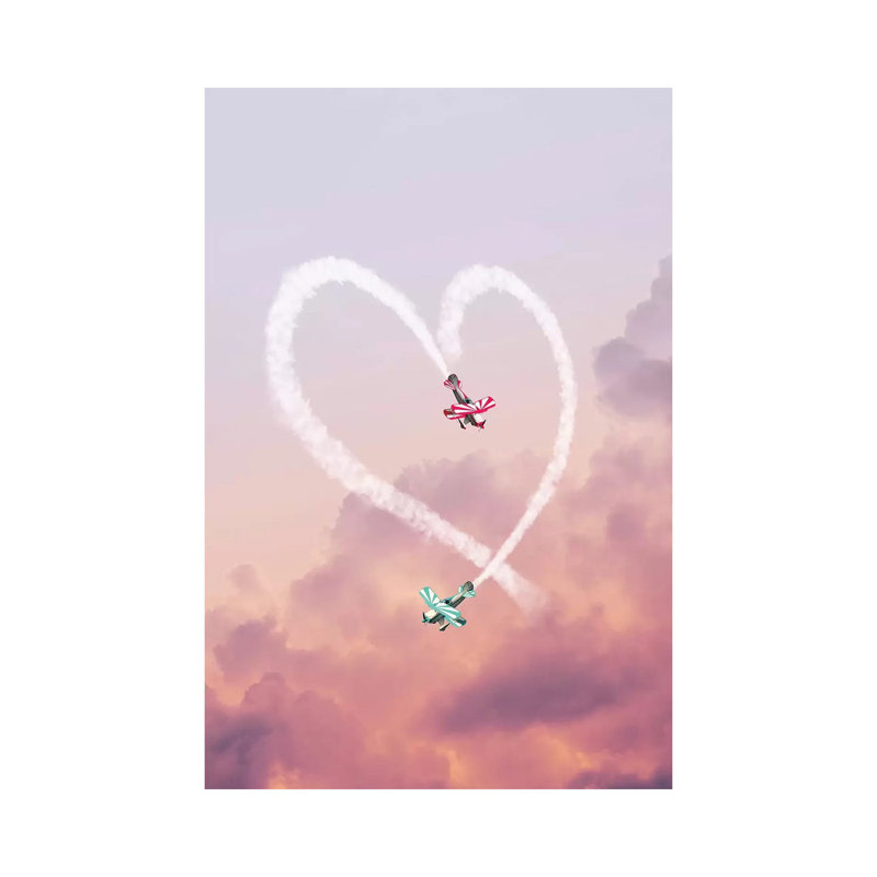 Love Is In The Air by Jonas Loose - Wrapped Canvas Print, 20.32 cm H x 30.48 cm W