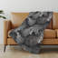 Couverture en sherpa noire One Pixie Street, 127 x 178 cm, noire-134113520