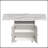 47 Inch Wood Folding Dining Table with Storage, Versatile Kitchen Island and Coffee Table, Space-Saving Design