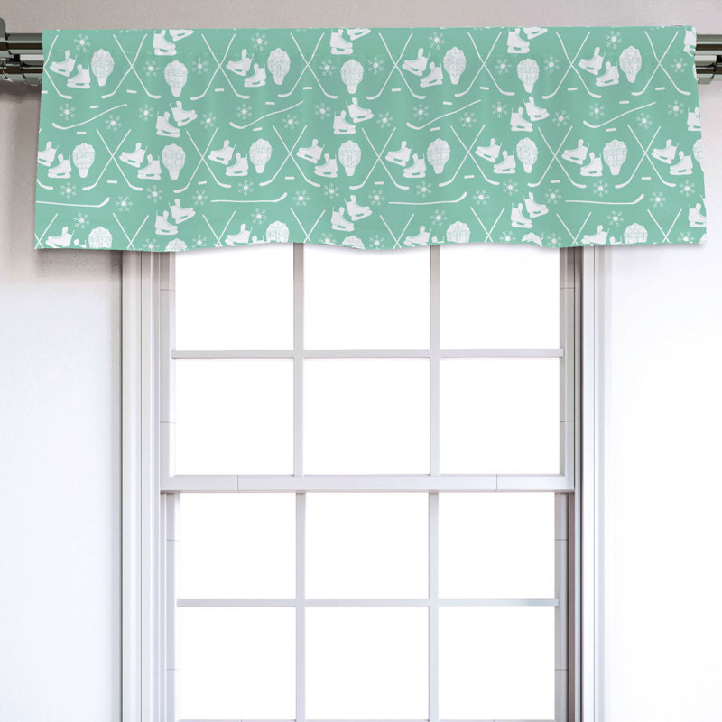 Sateen Ruffled Window Valance