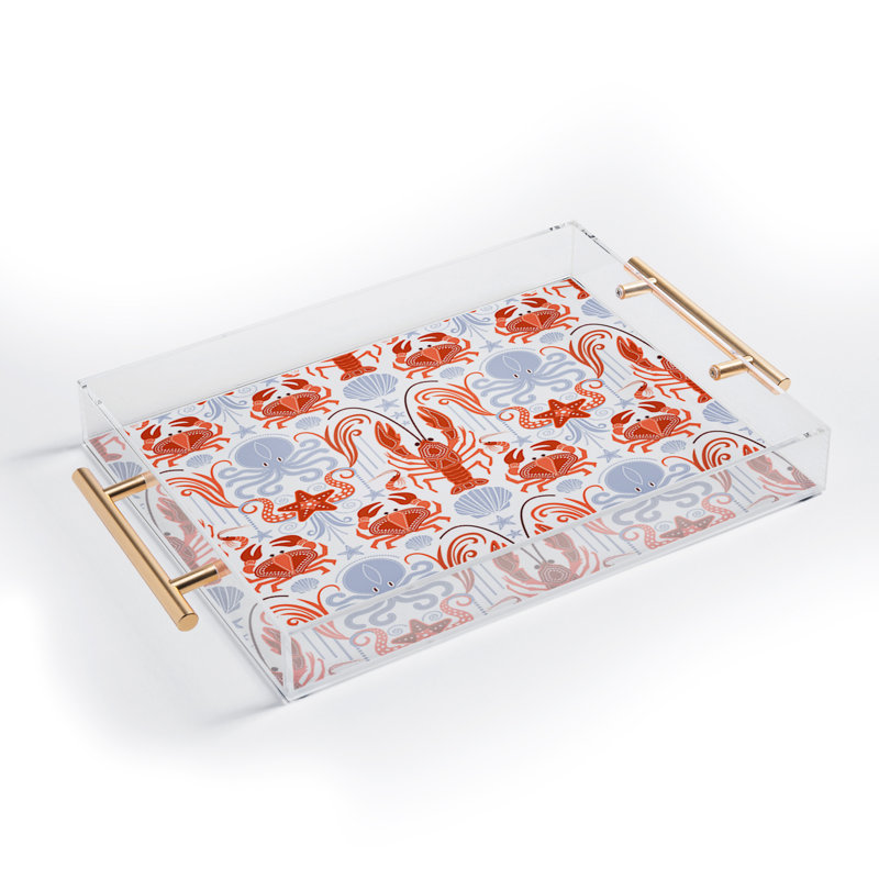 Emanuela Carratoni Crustacean Symphony Acrylic Tray