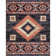Lorelee Moroccan Area Rug in Blue/White