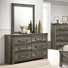 Commode 6 tiroirs avec miroir Proutau