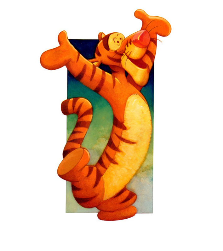 Tigger, 18" H x 13" W