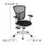 Mid-Back Mesh Multifunction Executive Swivel Ergonomic Office Chair with Adjustable Arms-445269360