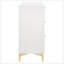 Commode rectangulaire à 6 tiroirs