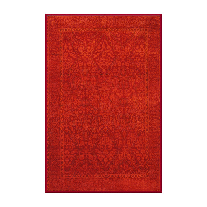 Tapis oriental rouge Toni, Rectangle 7 pi x 9 pi