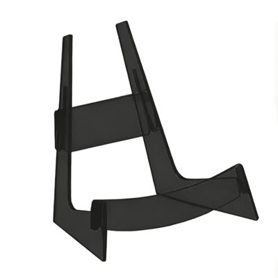 Ukulele Stand L Shaped Frame Secure Display Rack for Violin Guitar Small Size Black 1 Set
