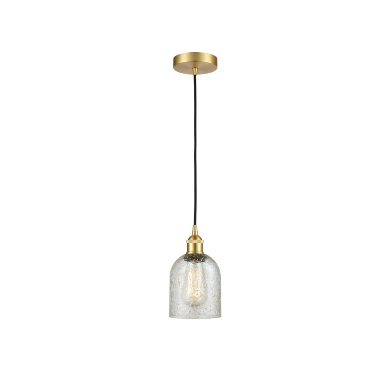 Reiko 1 - Light Dome Pendant, Mica, Satin Gold