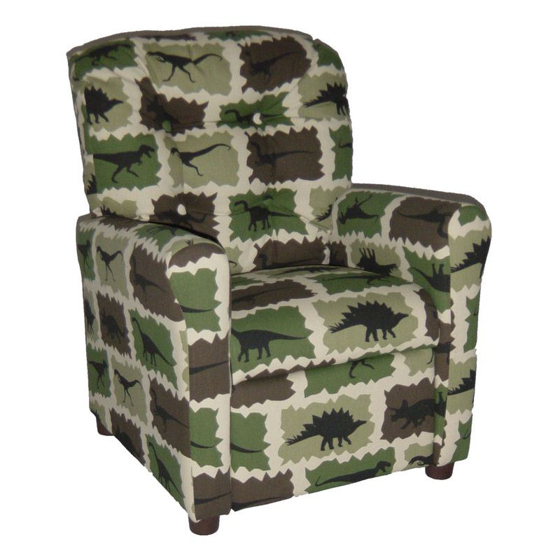 Kids 13.5'' Recliner and Ottoman, Rex Camo