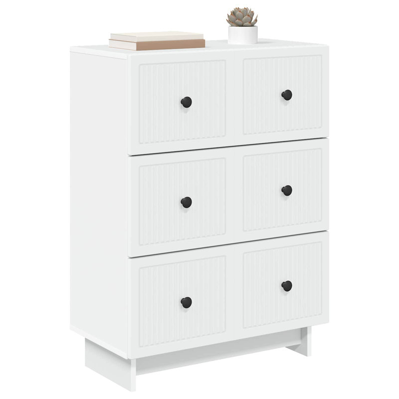 Engineered Wood Rectangle Accent Chest, 90cm H x 66cm W x 34.5cm D